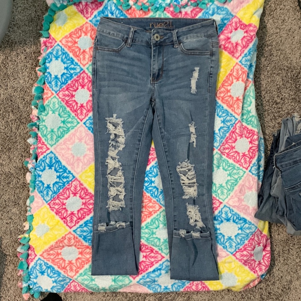 Rue21 distressed jeans